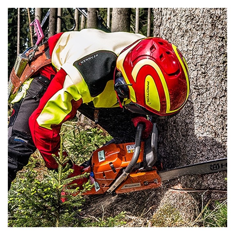 【 Casco PROTOS 】Integral Forest - El casco para el trabajo en el monte.